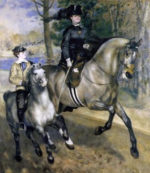 皮埃爾 奧古斯特 雷諾阿 Riding in the Bois de Boulogne